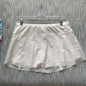 Lucky in Love White Tennis Skirt